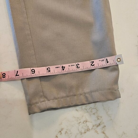 Lafayette 148 New York Size 12 Stanton Tan Skimmer Crop Pant Capris 23" Inseam - Picture 10 of 10